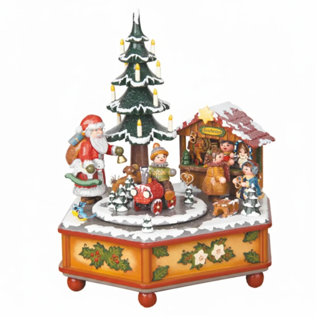 Christmas Market Magic Music Box