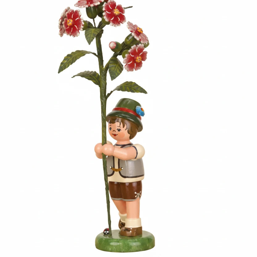 Flower Child Boy with Sweet William