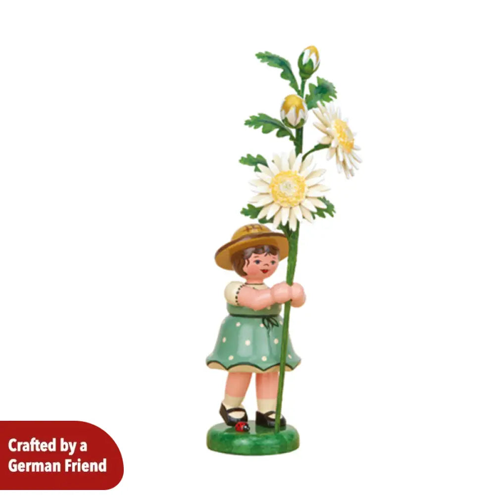 Flower Child Girl with Alpine Daisy