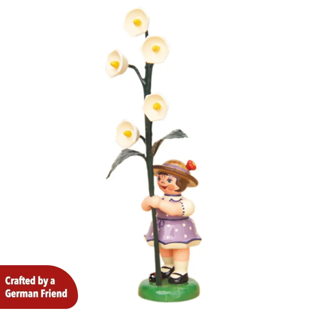 Flower Child Girl with Lily of the Valley