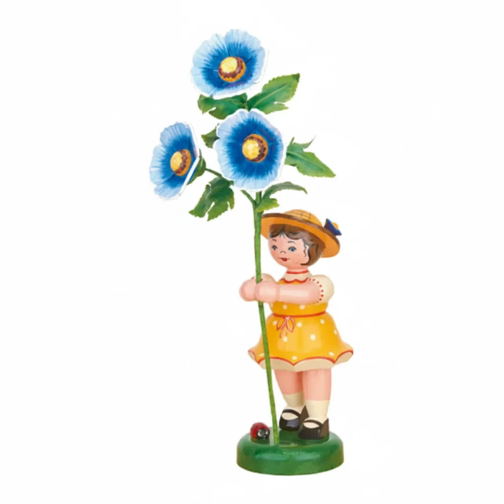 Flower Child Girl with Mallow