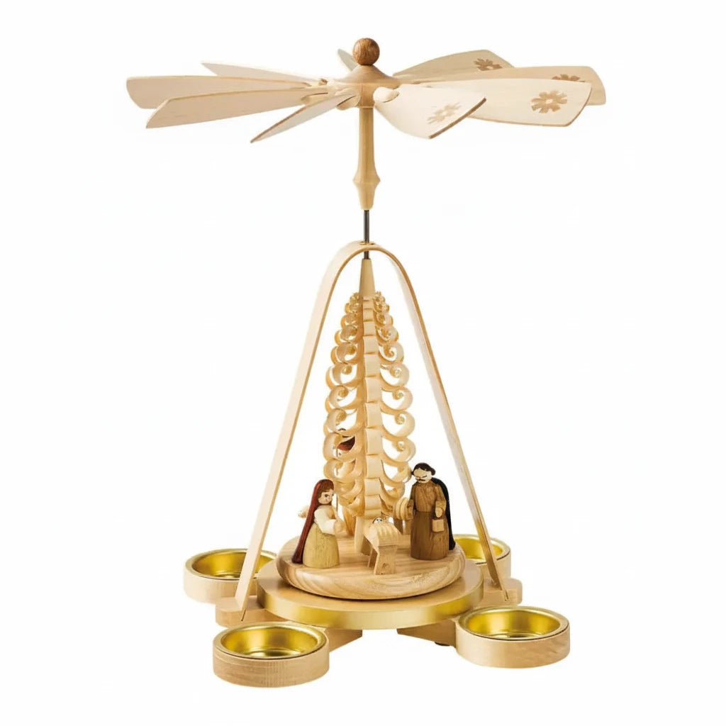 Pyramid - Nativity Scene Natural