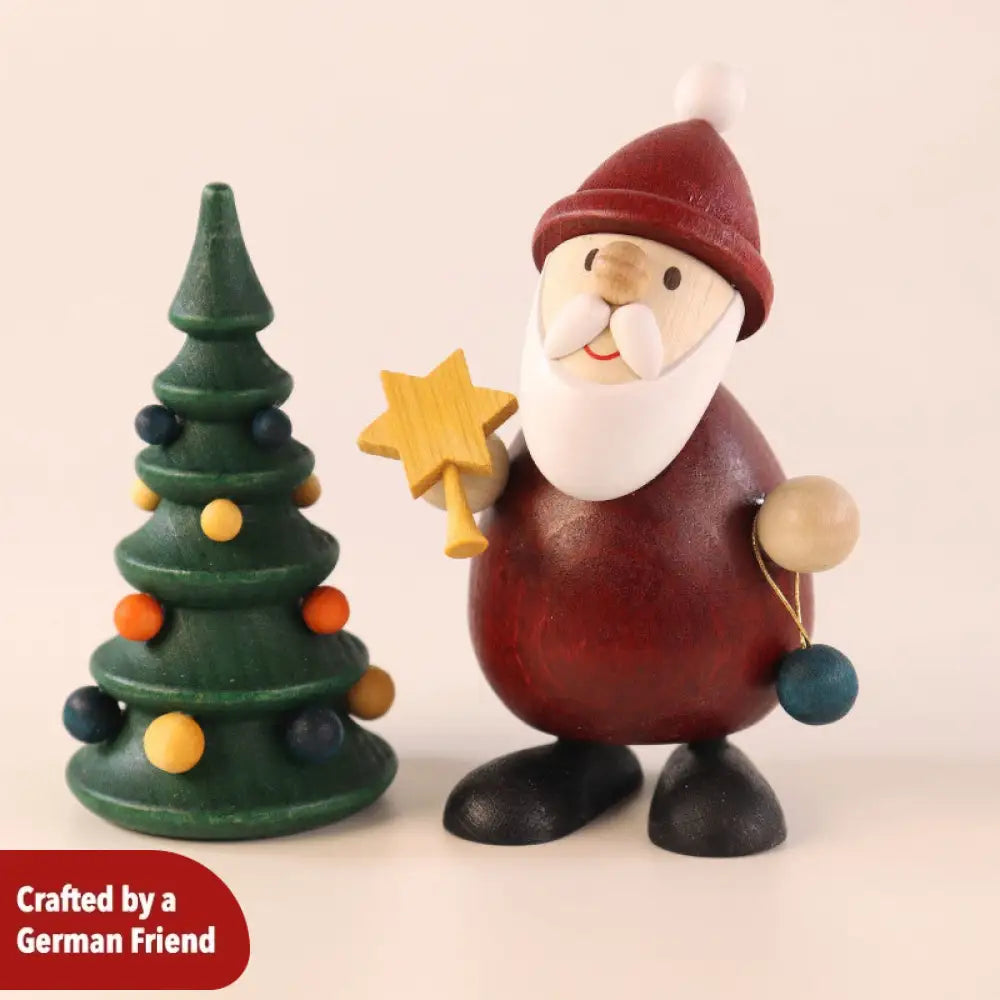 Santa With Christmas Tree