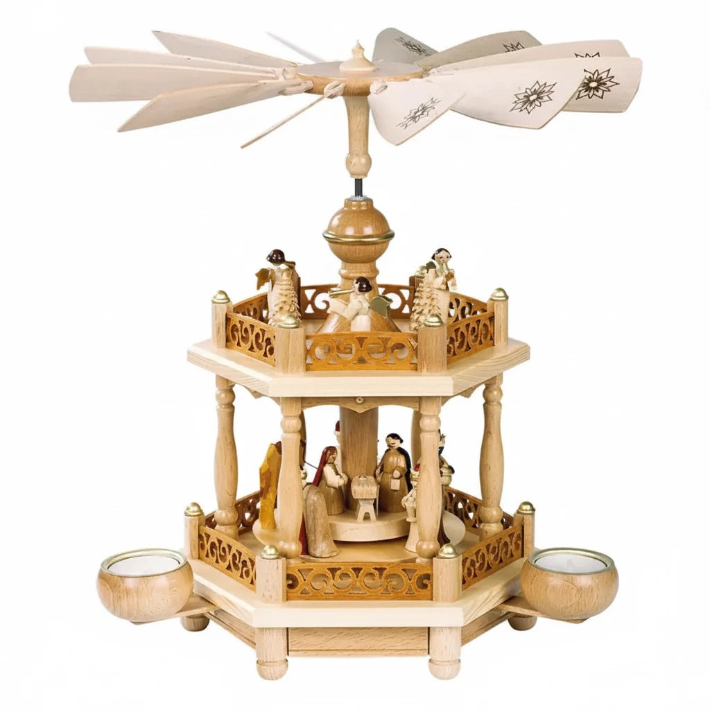 Single-level Pyramid – Nativity Scene with Angels