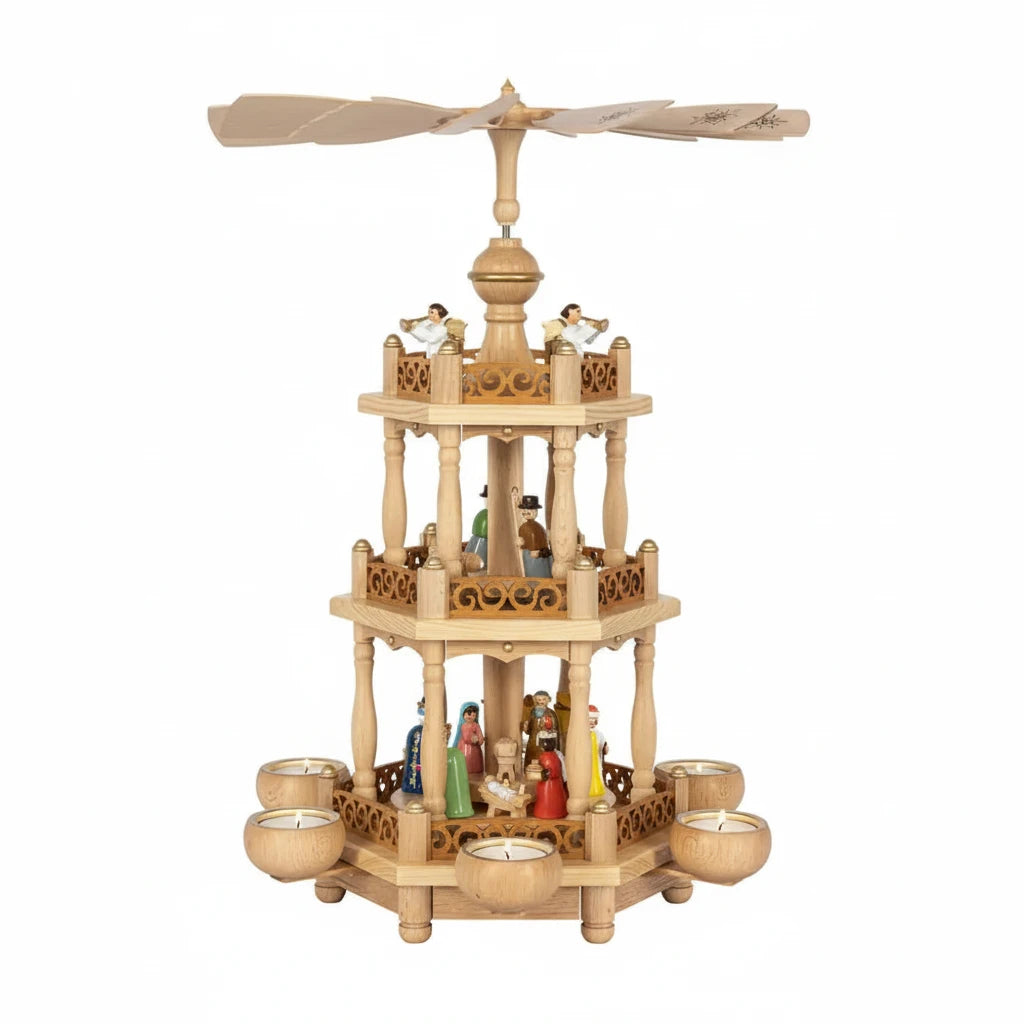 Two-level-Pyramid – Nativity Scene colorful