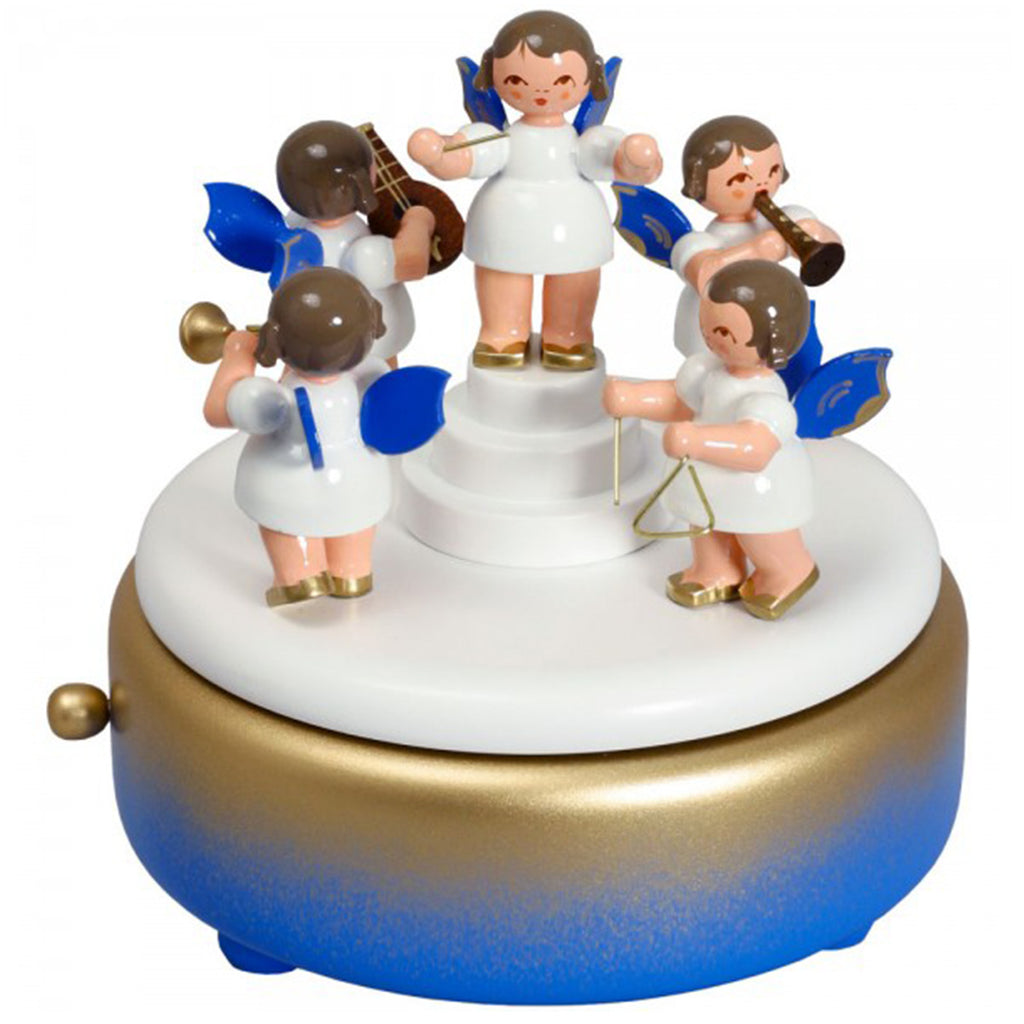 Music Box with Five Angel Musicians