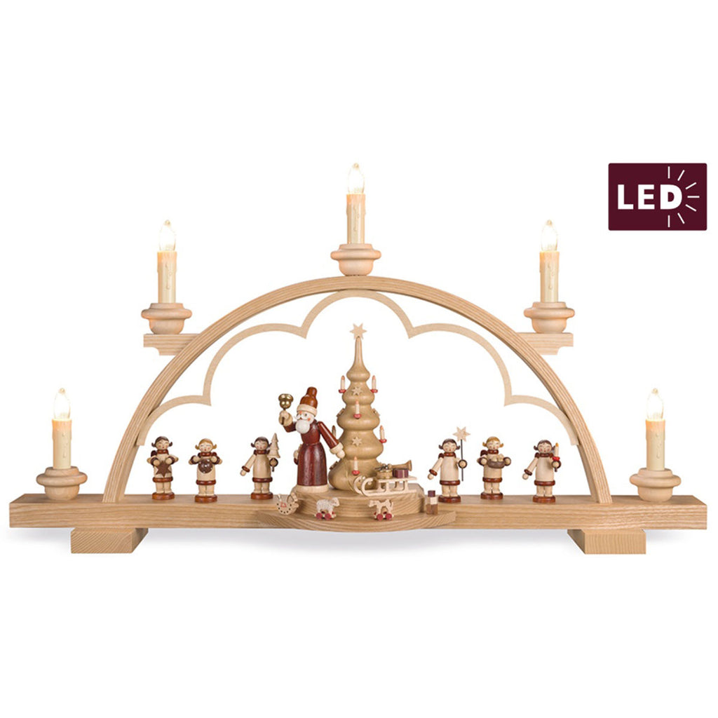 Christmas Eve Light Arch - Natural Finish