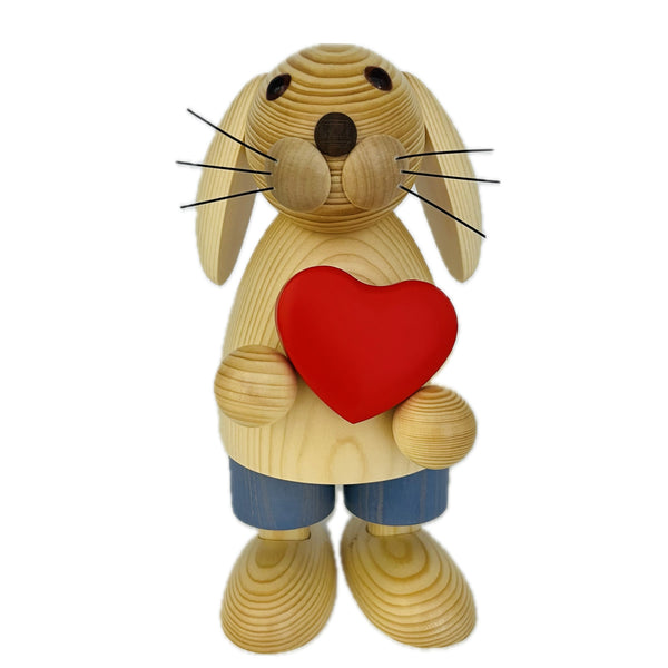 Natural Rabbit with Heart – Official Steinbach Nutcracker® Shop