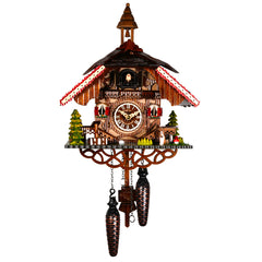 Black Forest House Quartz Cuckoo Clock with Music