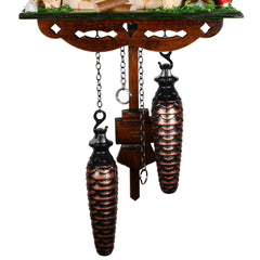 Black Forest Green House Quartz Cuckoo Clock with Music