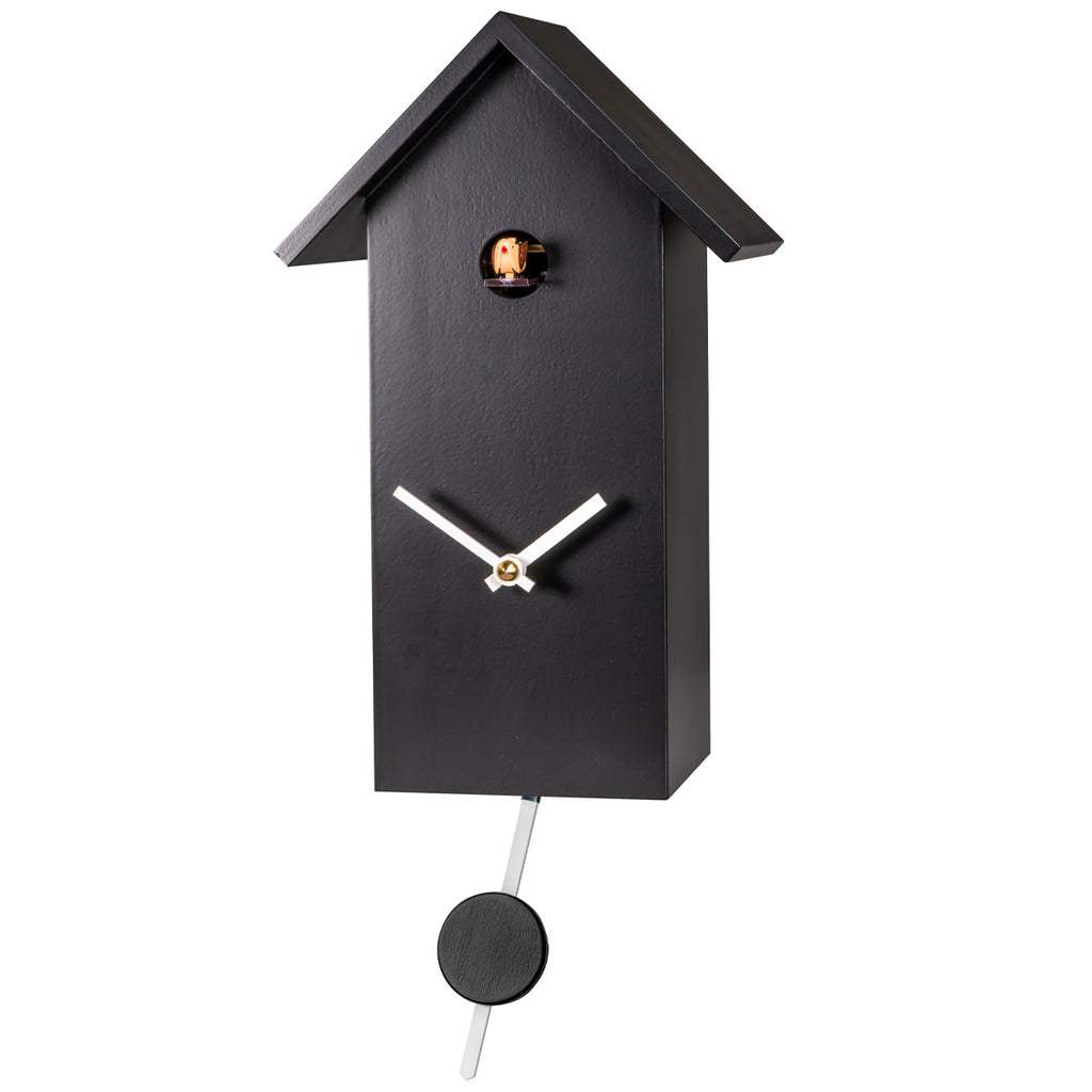 Modern Black Quartz Cuckoo Clock