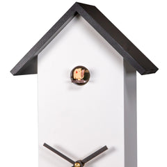 Modern White Quartz Cuckoo Clock