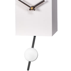 Modern White Quartz Cuckoo Clock