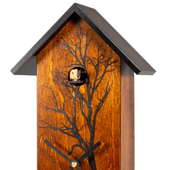 Modern Woodland Quartz Cuckoo Clock