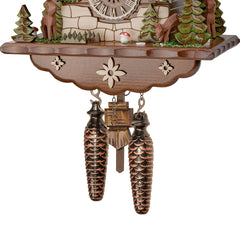 Quartz Cuckoo Clock Enchanted Woodland with Music