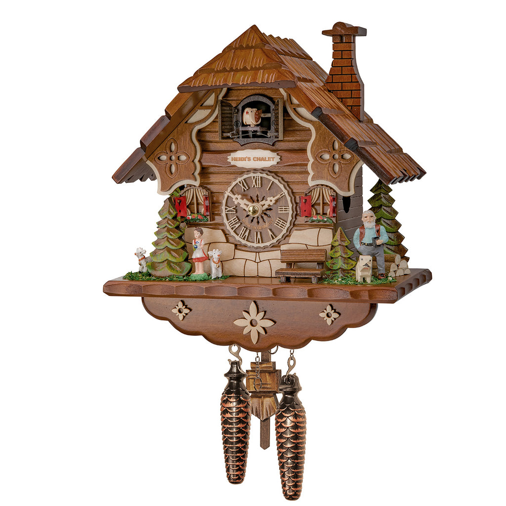 Quartz Cuckoo Clock Heidi’s Chalet with Music