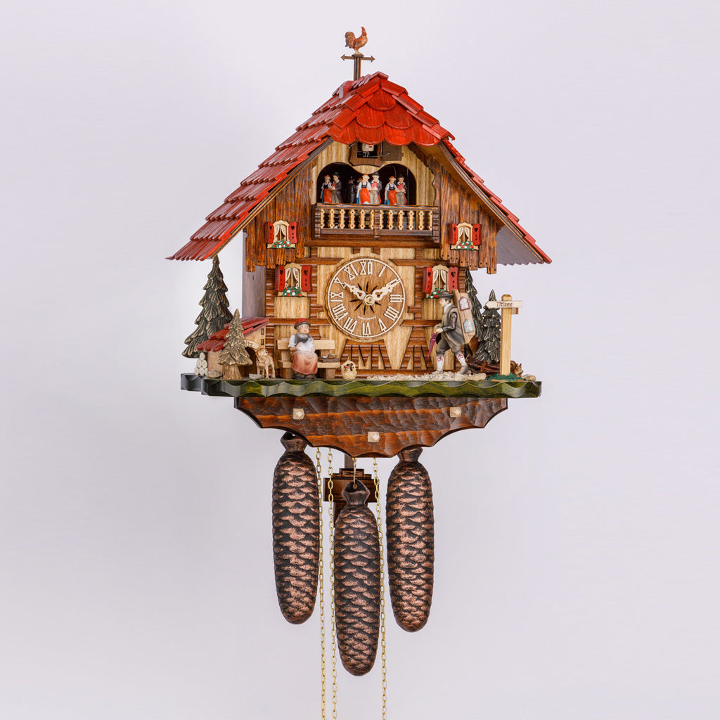 Cuckoo Clock Alpine Heritage Chalet with Dancers