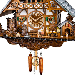 Quartz Beer Drinker Black Forest House Cuckoo Clock