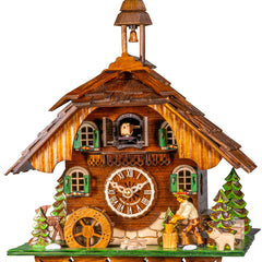 Quartz Cuckoo Clock The Black Forest Woodcutter Chalet