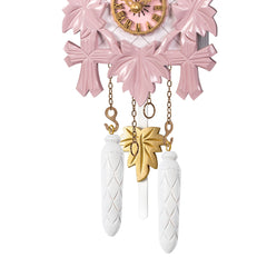 Elegant Black Forest Quartz Cuckoo Clock Rosé Harmony