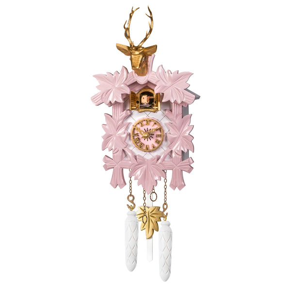 Elegant Black Forest Quartz Cuckoo Clock Rosé Harmony – Official