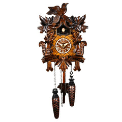 Black Forest Quartz Cuckoo Clock Woodland Harmony