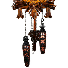 Black Forest Quartz Cuckoo Clock Woodland Harmony