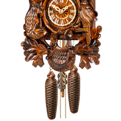 Traditional Cuckoo Clock–Classic Hunting Scene with 8-Day Movement