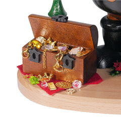 Mountain Man Treasure Chest Black Smoker