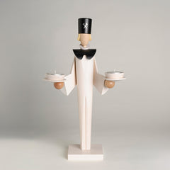 Tealight Holder White Miner