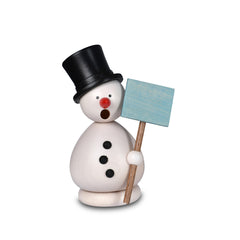 Smoker Snowman Günter, white