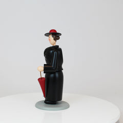 Smoker Financial Auditor Lady