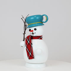 Smoker Snowman with Pot
