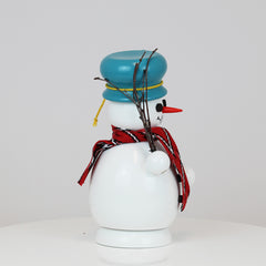 Smoker Snowman with Pot