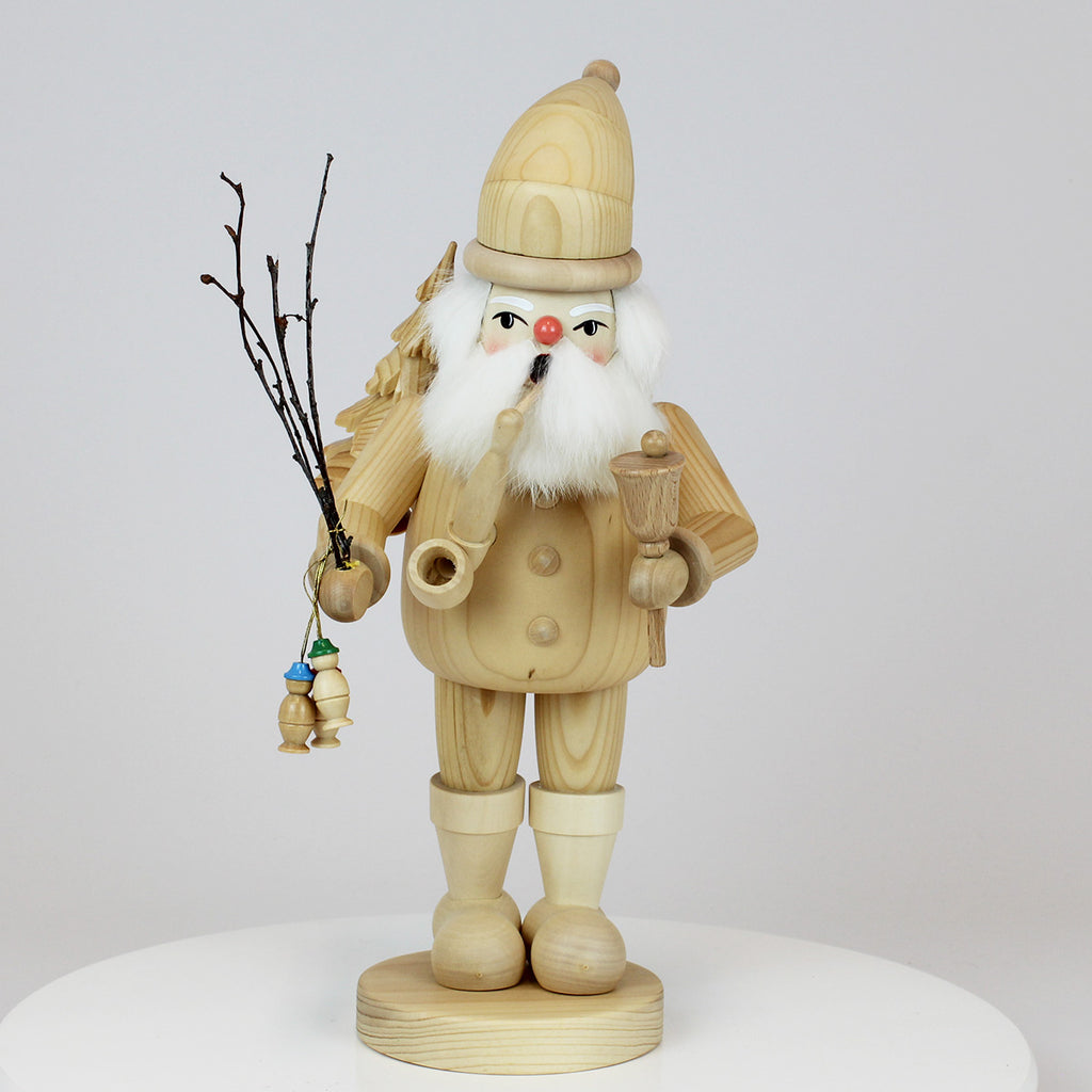 Smoker Medium Natural Santa Claus with Bell