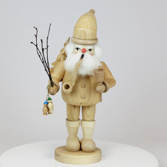 Smoker Medium Natural Santa Claus with Bell