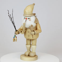 Smoker Medium Natural Santa Claus with Bell