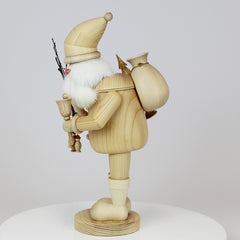 Smoker Medium Natural Santa Claus with Bell