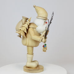 Smoker Medium Natural Santa Claus with Bell