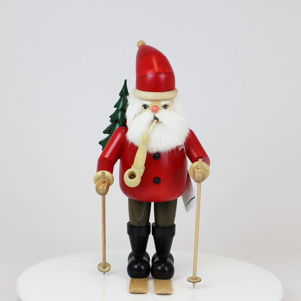 Smoker Medium Santa Claus on Ski