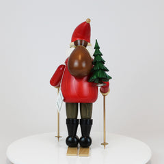 Smoker Medium Santa Claus on Ski