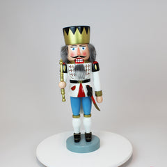 Big King Nutcracker White