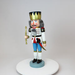 Big King Nutcracker White