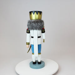 Big King Nutcracker White