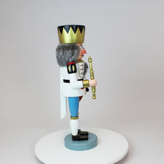 Big King Nutcracker White