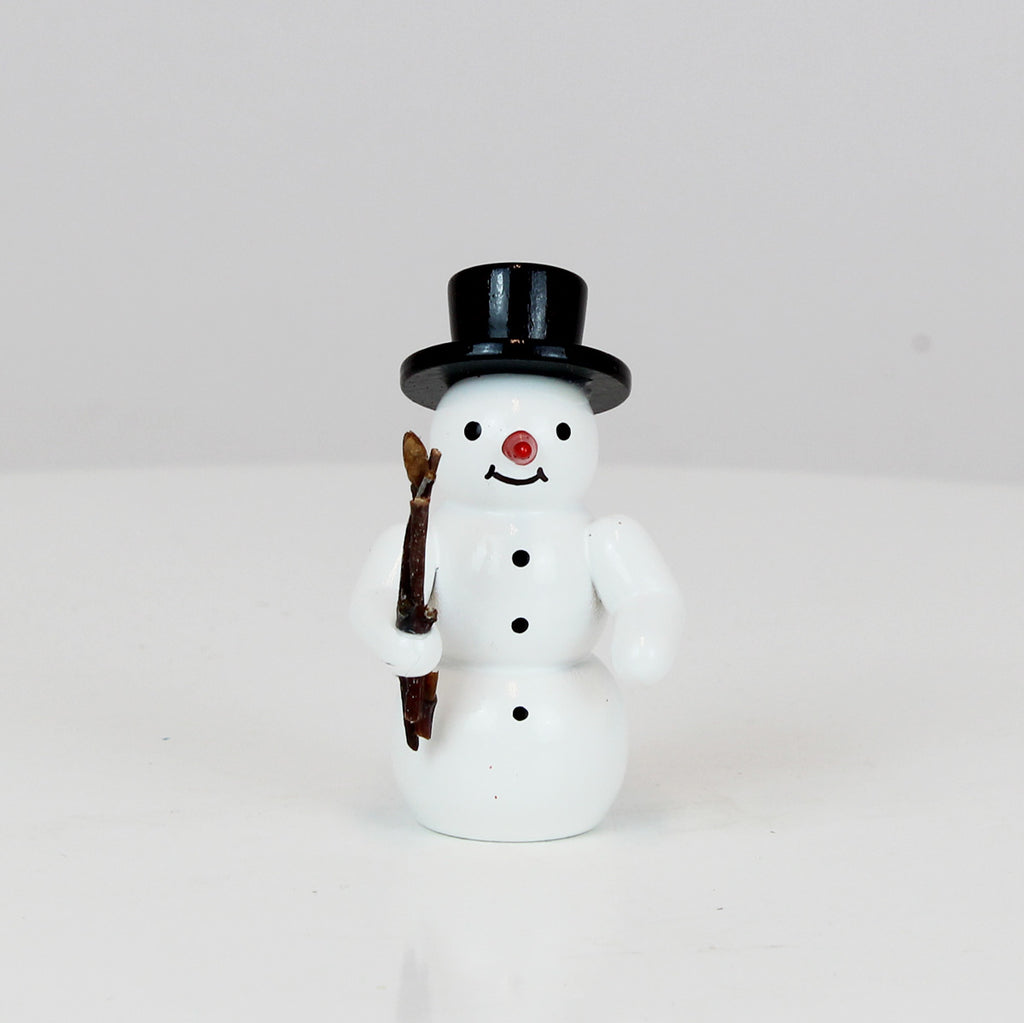 Snowman with Twig Bundle