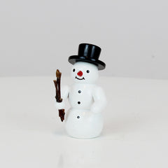 Snowman with Twig Bundle