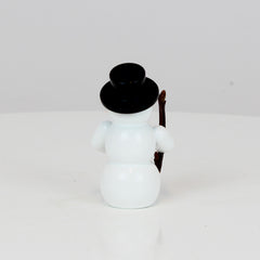 Snowman with Twig Bundle