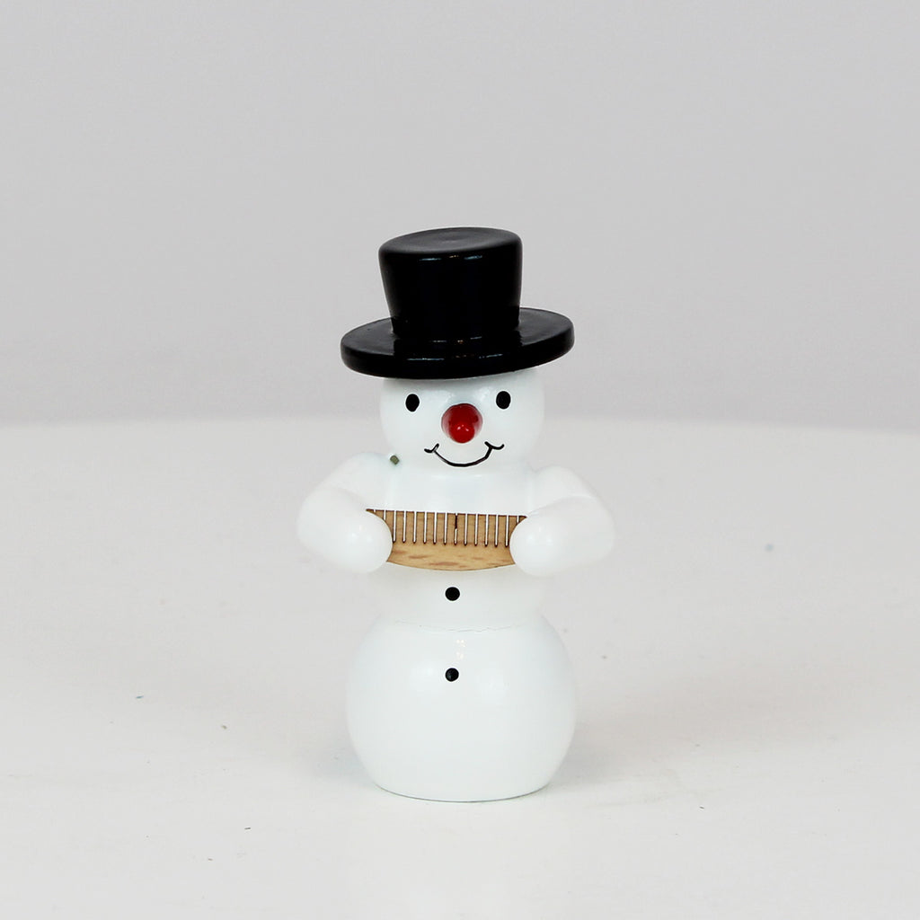 Snowman with Musical Comb