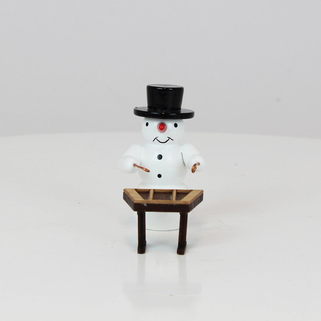 Snowman with Hammered Dulcimer